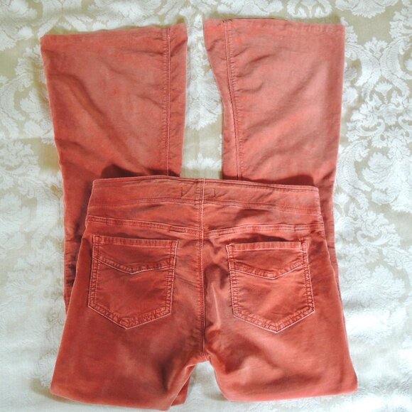 We The Free Rust Corduroy Pull-On Stretch Flare Bell Bottom Pants 29 - Picture 5 of 9